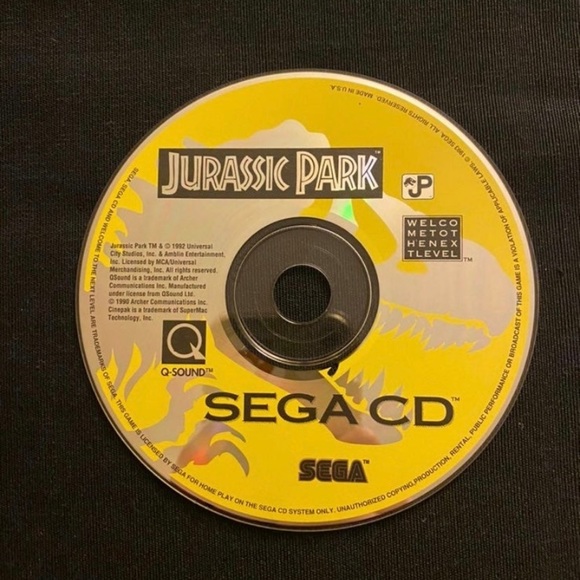 Jurassic Park on Sega CD - Picture 1 of 2